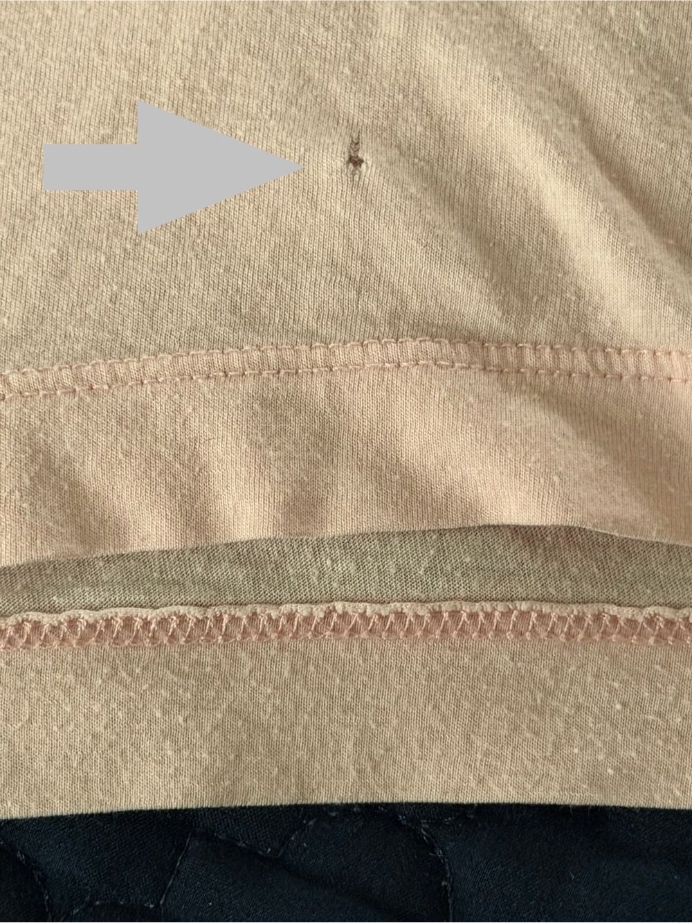 Viintage Lacoste Pink Polo with Navy and Magenta Stripes - Picture 10 of 11